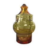Amber yellow transparent candy
