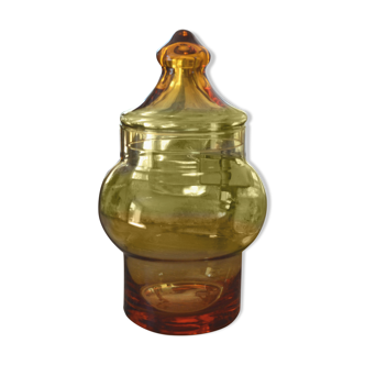 Amber yellow transparent candy