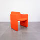 Set 2 armchairs Emmegi Lanetta orange