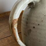Large pyrite stoneware pitcher