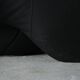 "Moon System" canapé in black leather, Zaha Hadid for B&B Italia, 2007