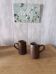 Large stoneware mugs from Puisaye