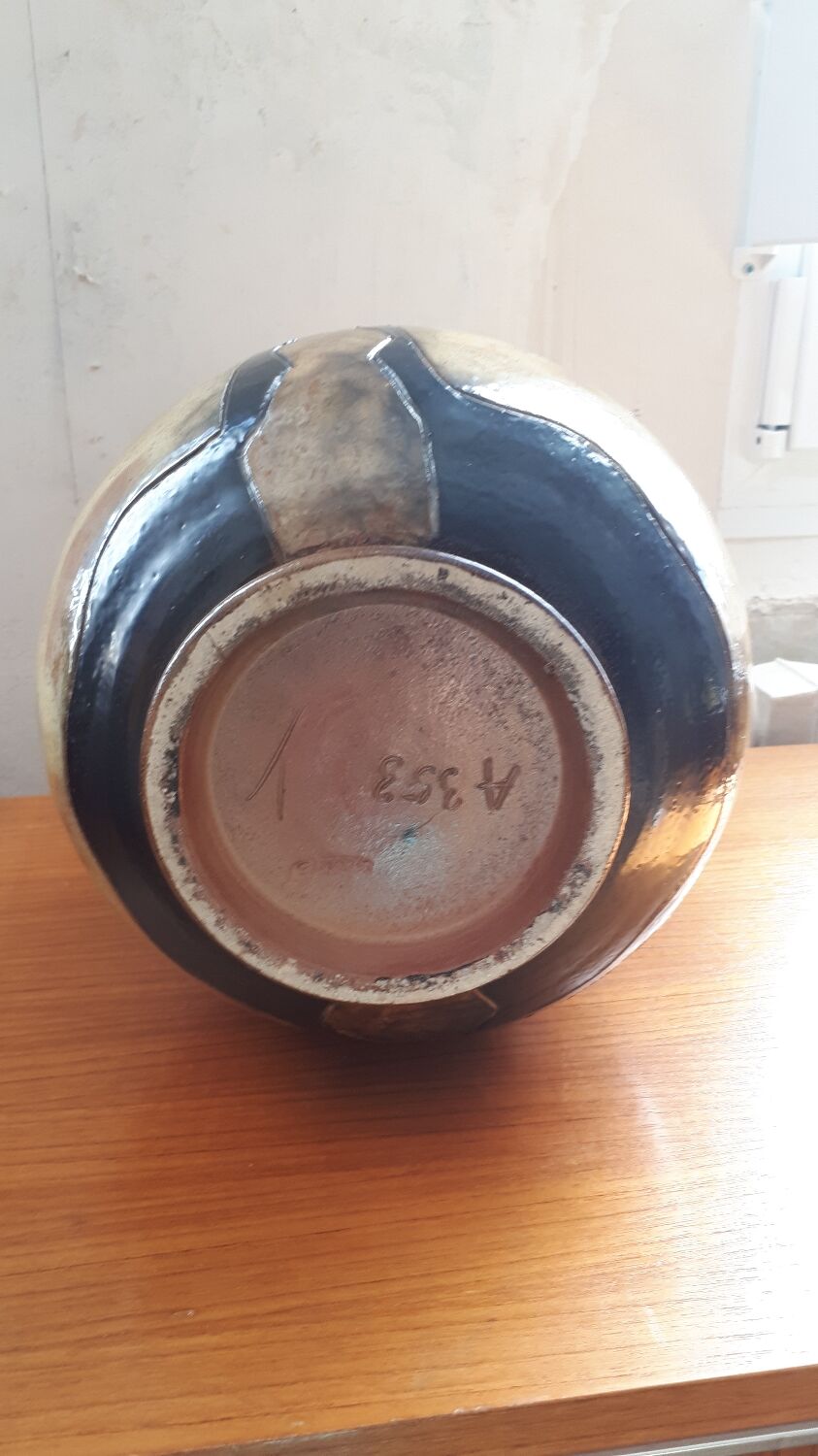 Large Art Deco vase signed Guérin