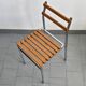 Suite de 4 chaises vintage 1960