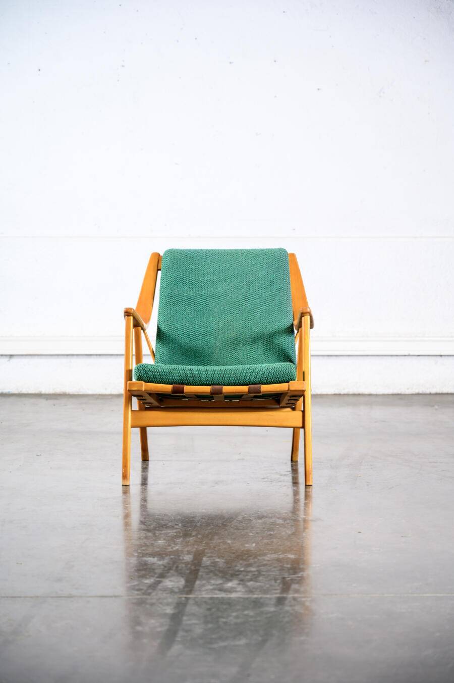 Vintage fan back armchair