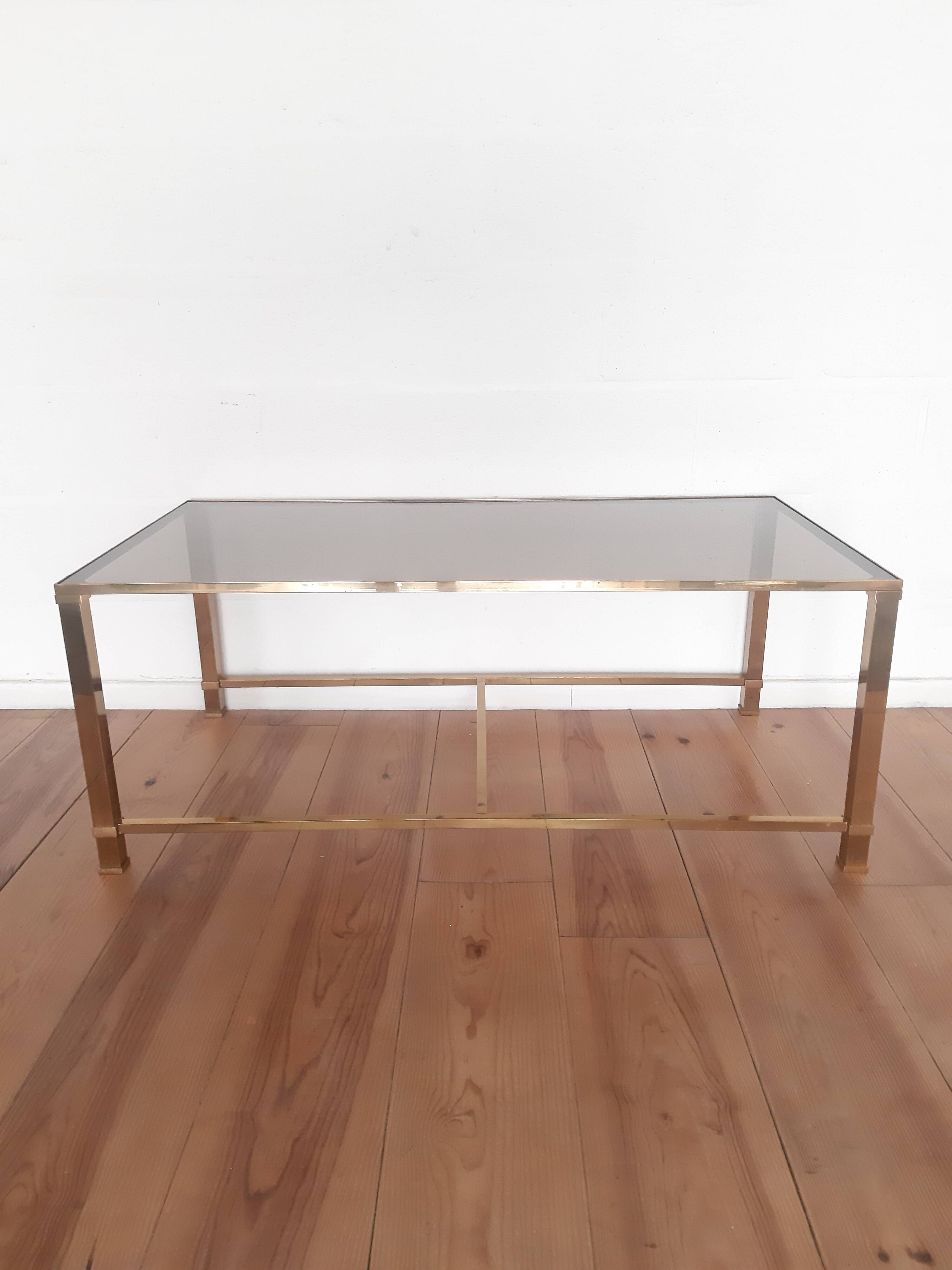 Brass coffee table