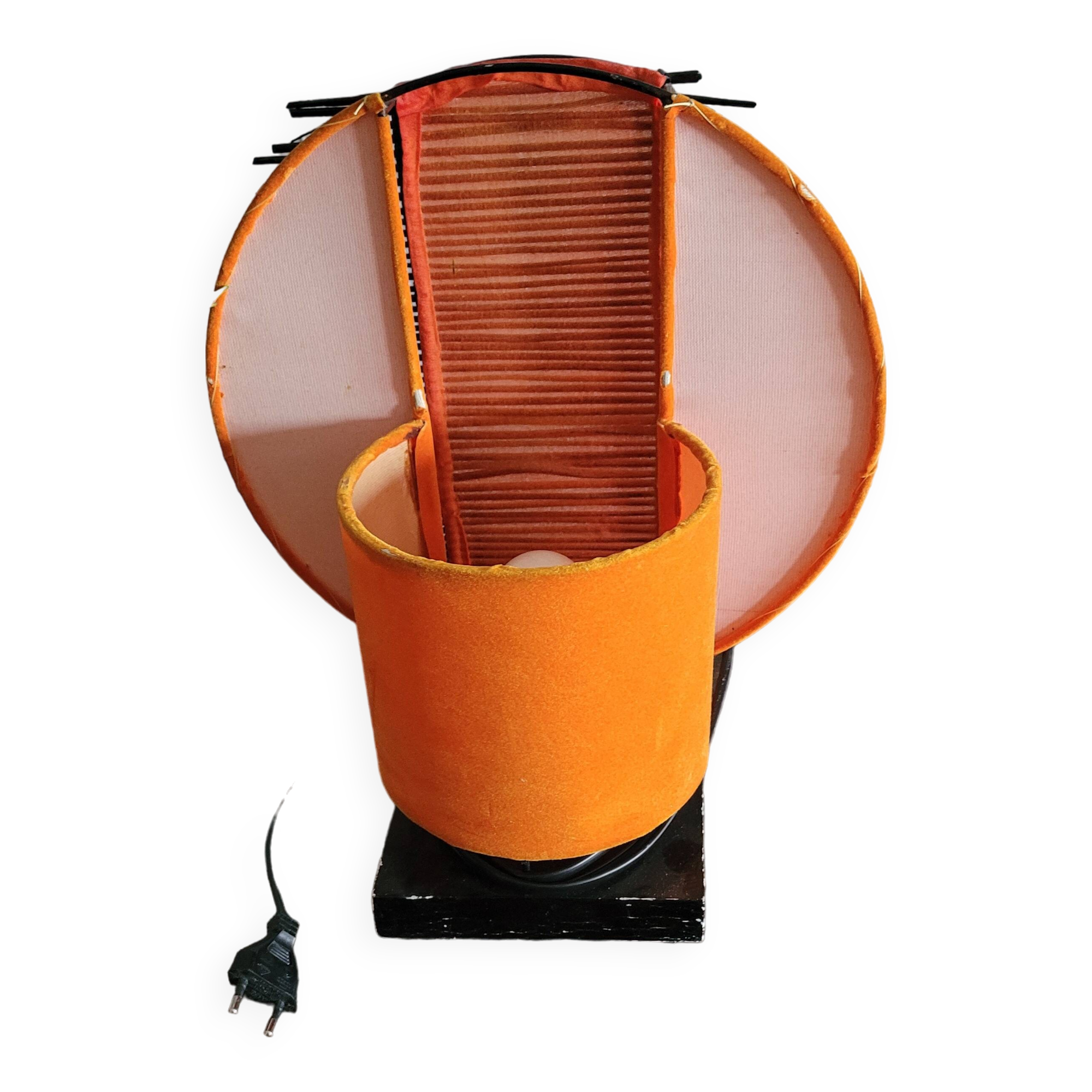 Vintage orange table lamp