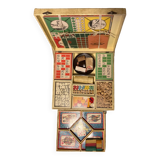 Mallette de jeux de société RACHEZ années 1960/70 made in France