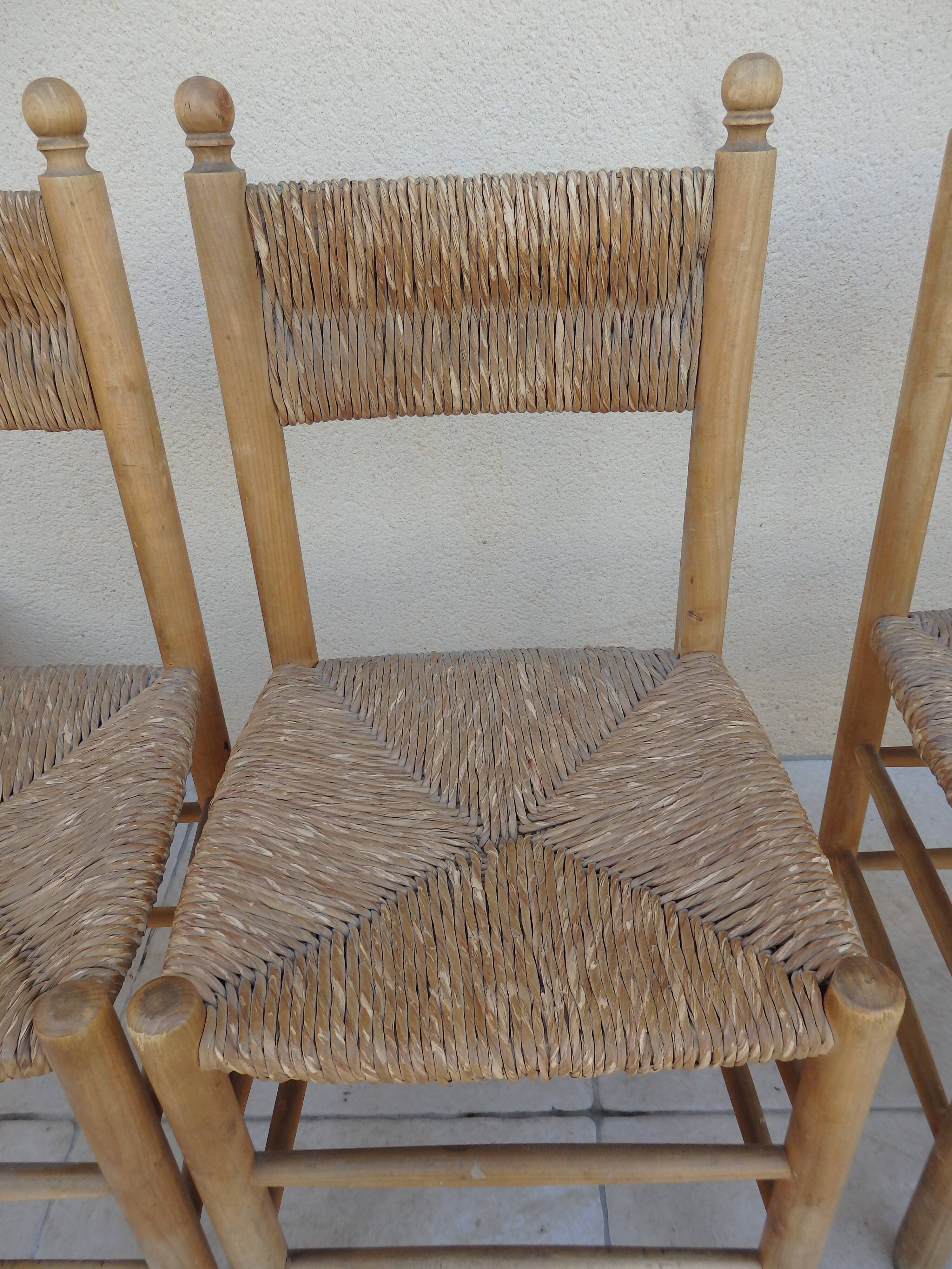 Vintage straw chair