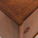 Danish small rosewood sideboard attributed to Hundevad, 1960s