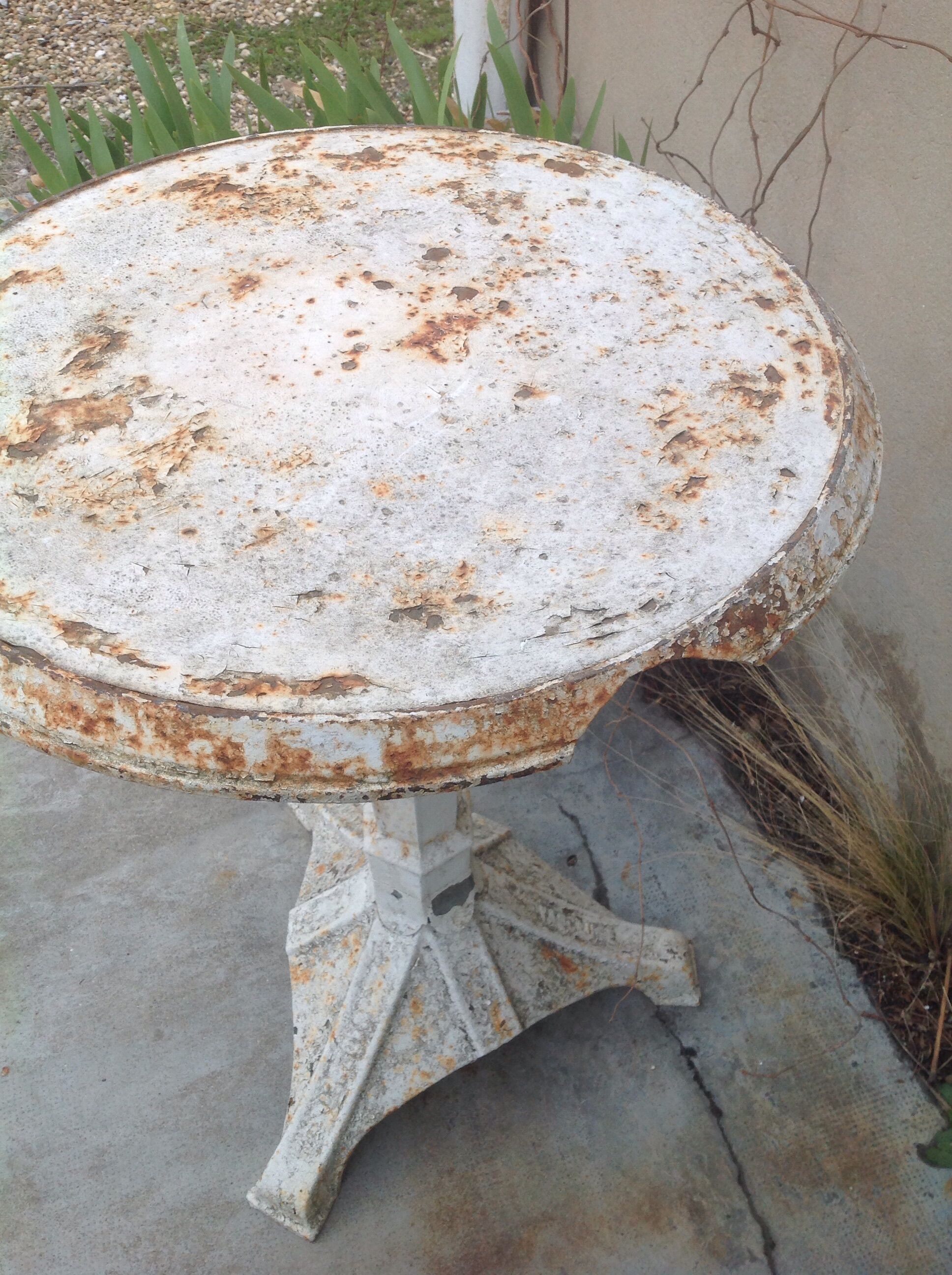 Cast iron bistro table