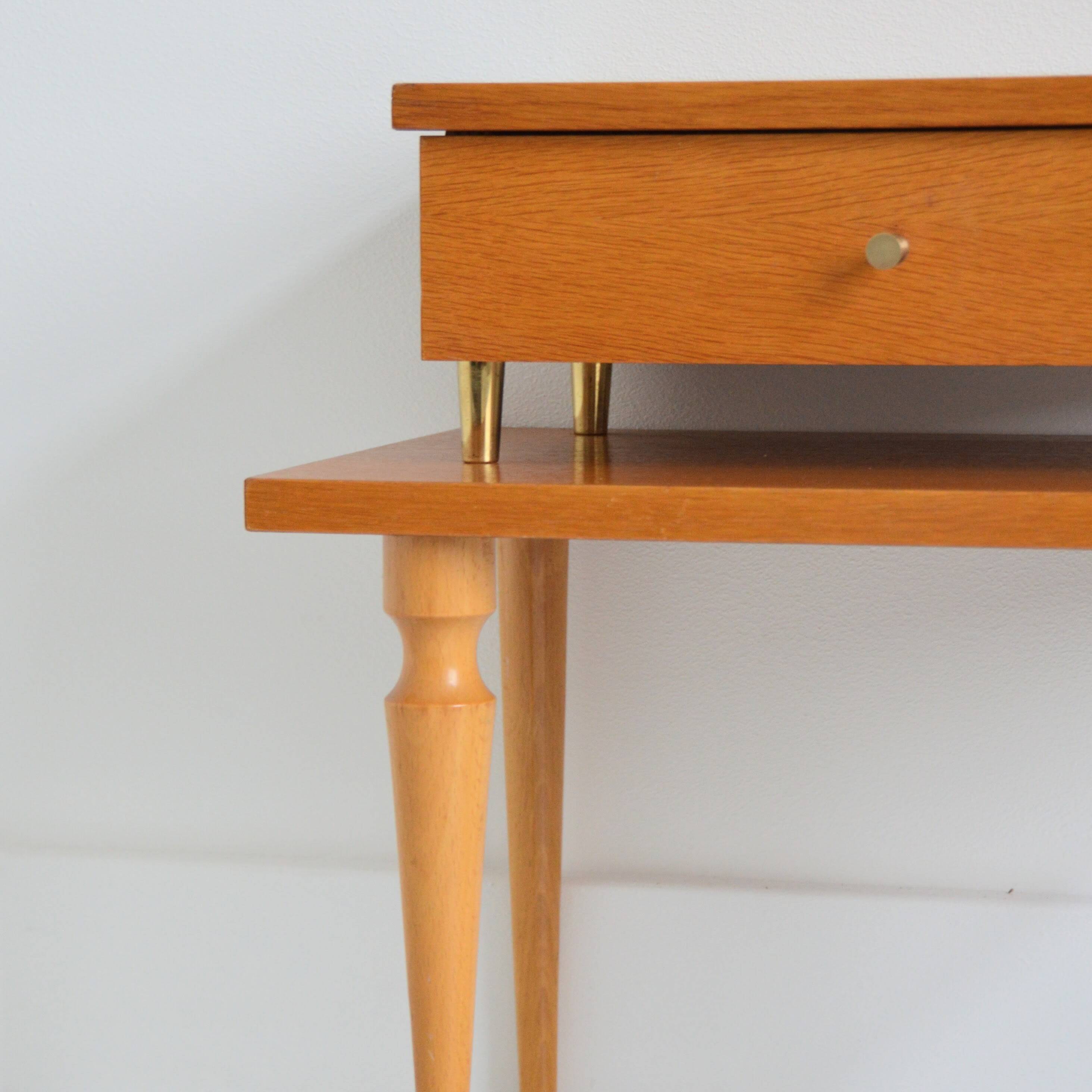 1960 vintage bedside table