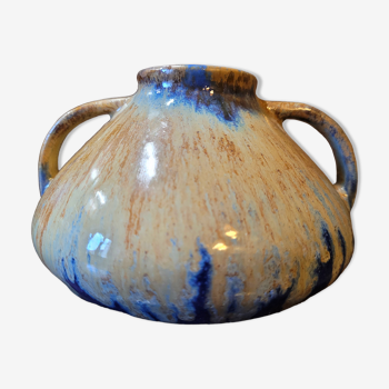 Old vintage art nouveau ceramic vase 1900