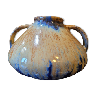 Old vintage art nouveau ceramic vase 1900
