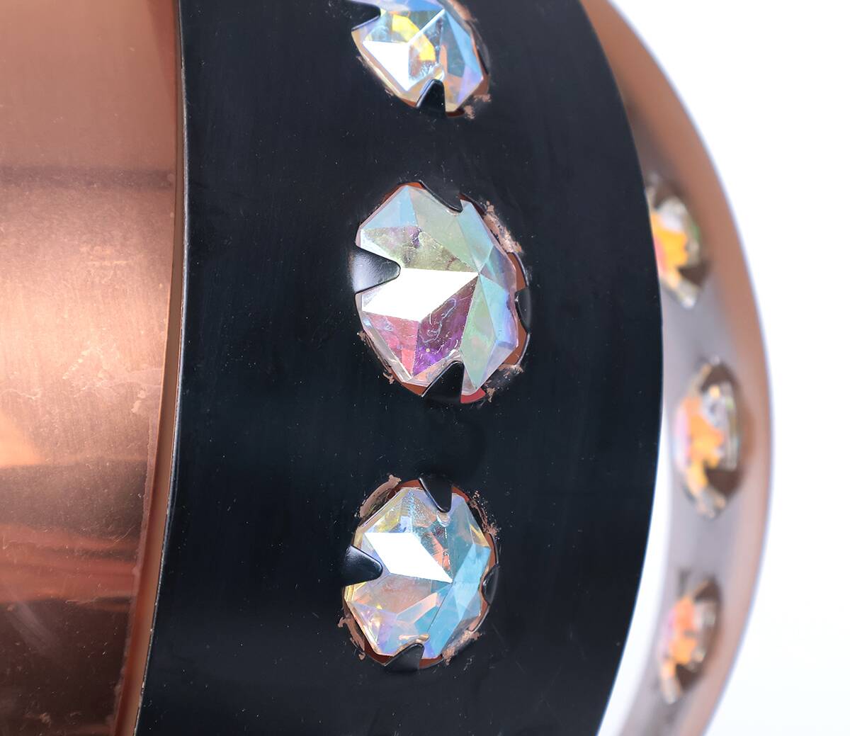 Lampe suspendue en cuivre Werner Schou pour Coronell, années 1960