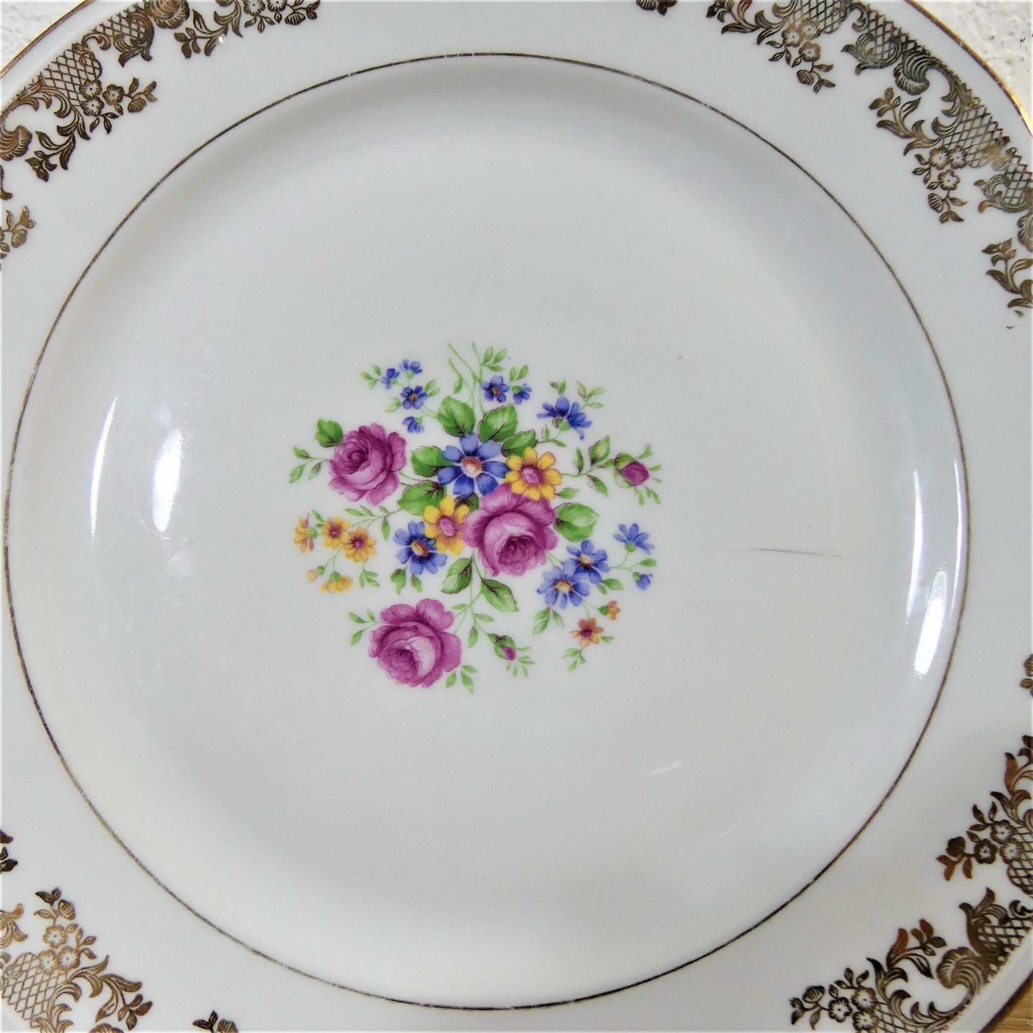 Cake dish - Vintage porcelain presentation dish