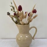 Speckled ceramic vase pitcher