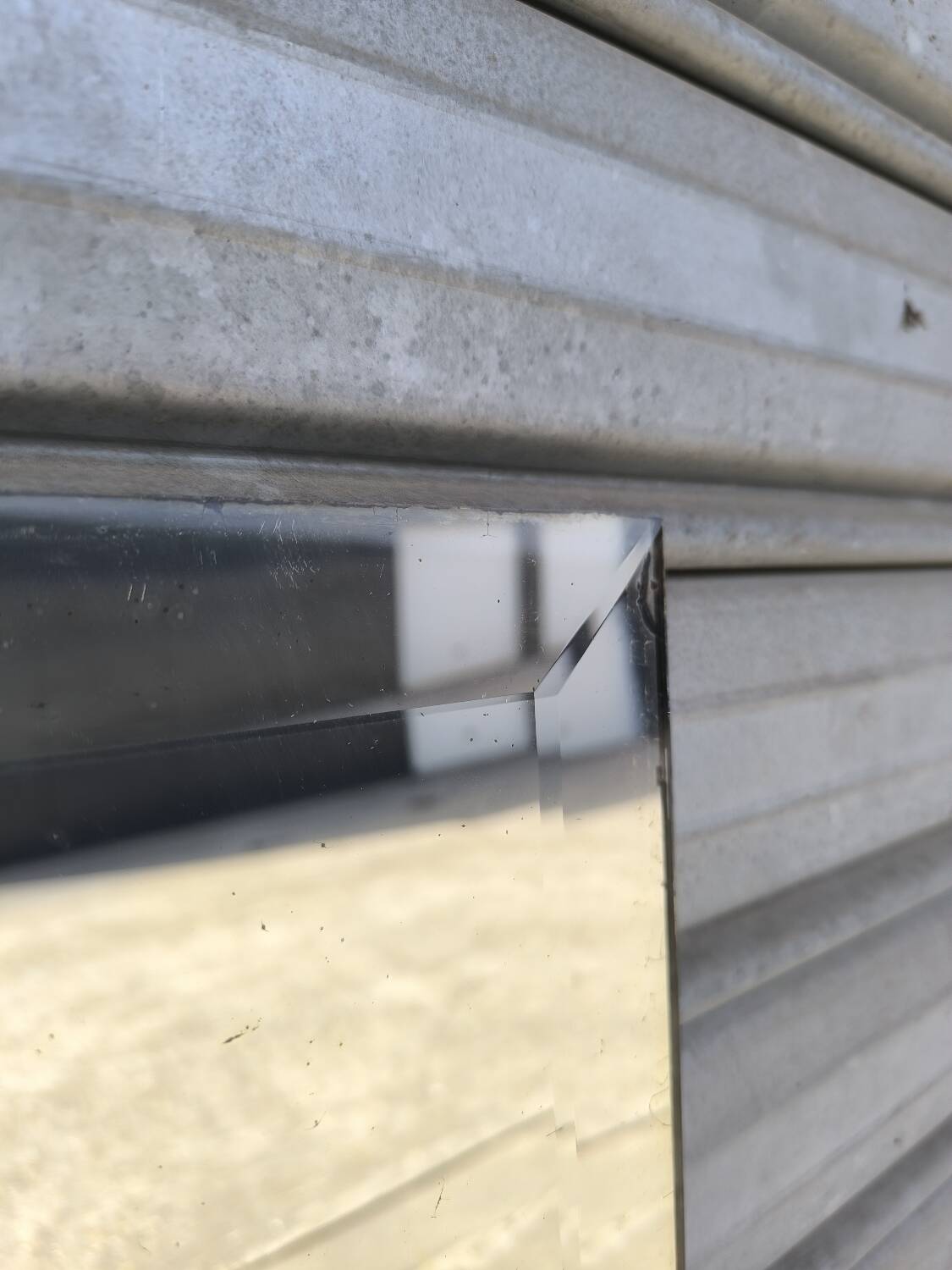 Art Deco Beveled Mirror 123 x 36