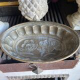 Old copper cake mold
