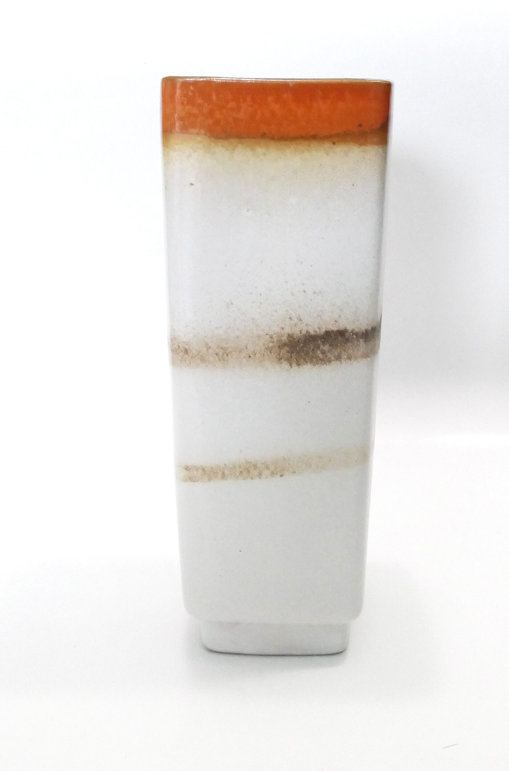 Pair of matching vases 1960's fat lava Germany