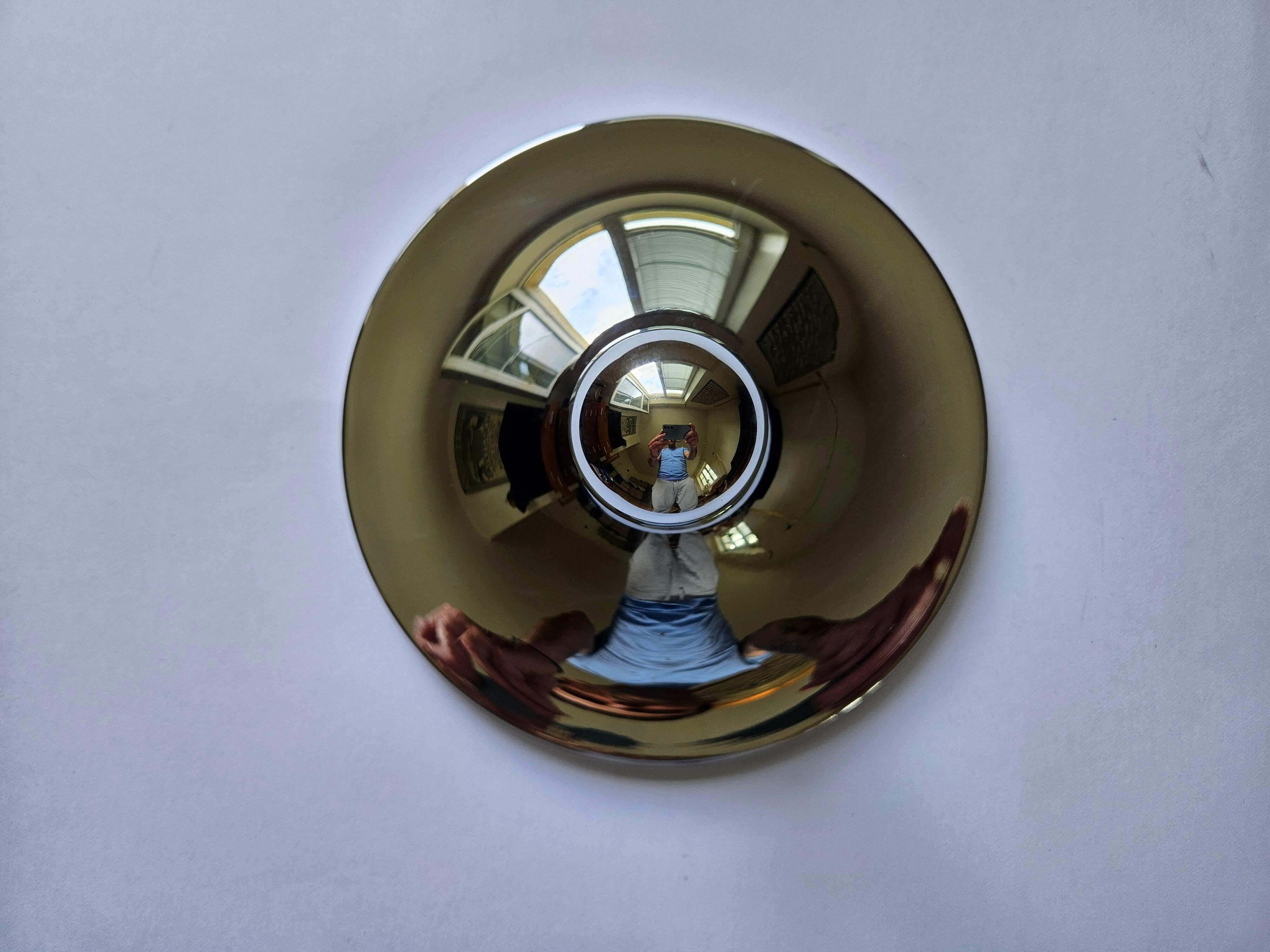 Chrome Ceiling or Wall Light by Charlotte Perriand, Sölken, 1960s