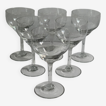 Crystal wine glasses