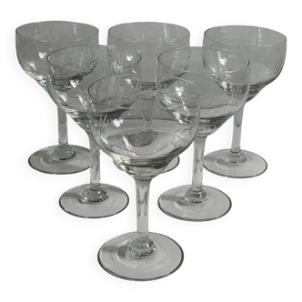 Crystal wine glasses