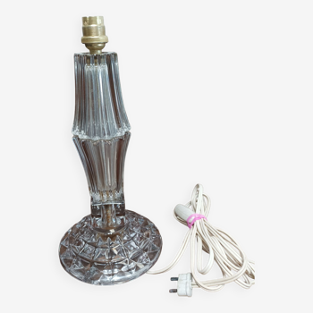 Pied de lampe cristal de 30 cm