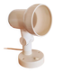 Adjustable wall spotlight in Lita style, off-white enamelled steel.