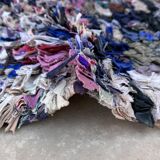 Colorful Boucherouite Moroccan rug - 89 x 162 cm