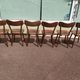 Lot of 6 wooden bistro chairw German