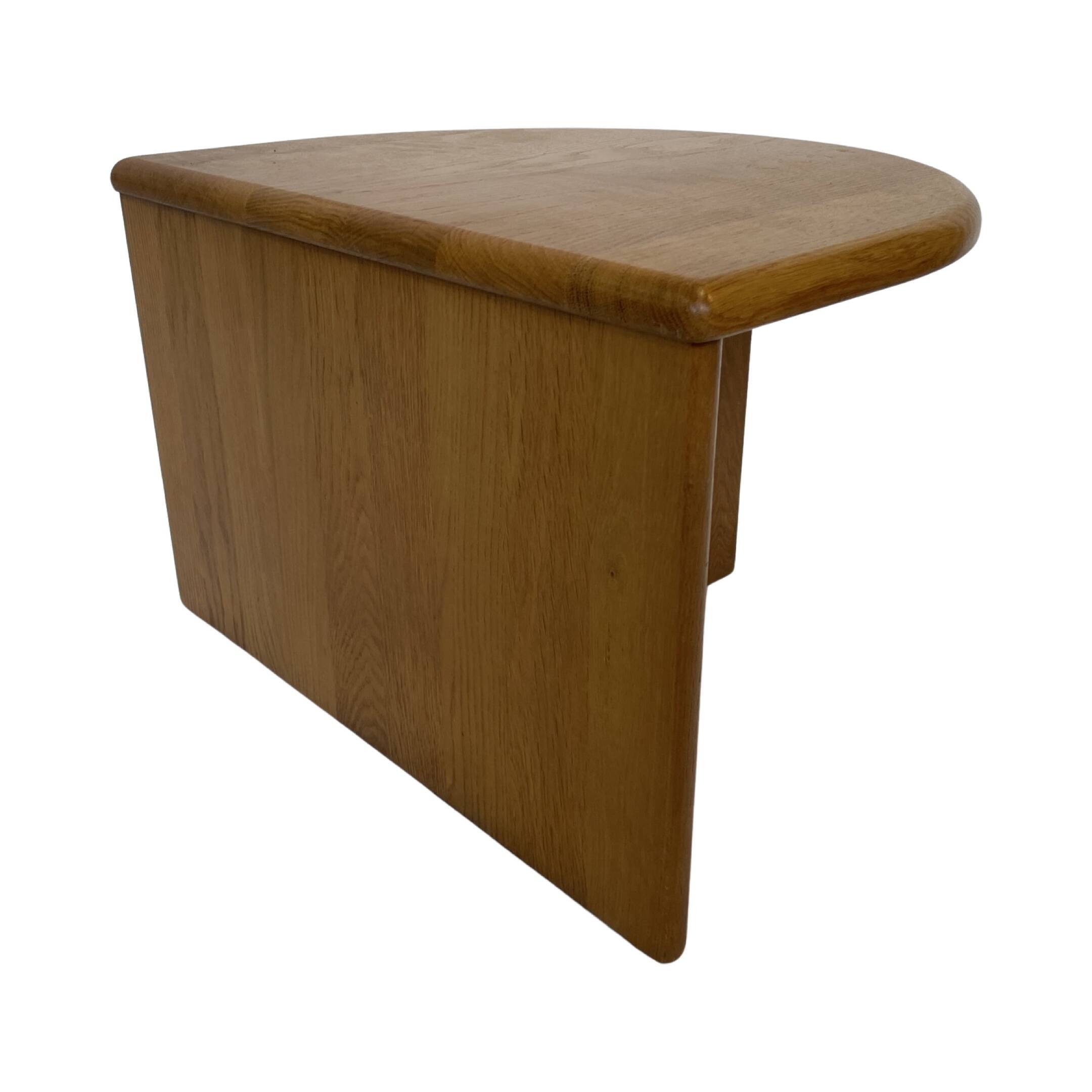 Vintage  side tables in oak minimalist design