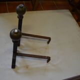 Wrought iron and brass channels