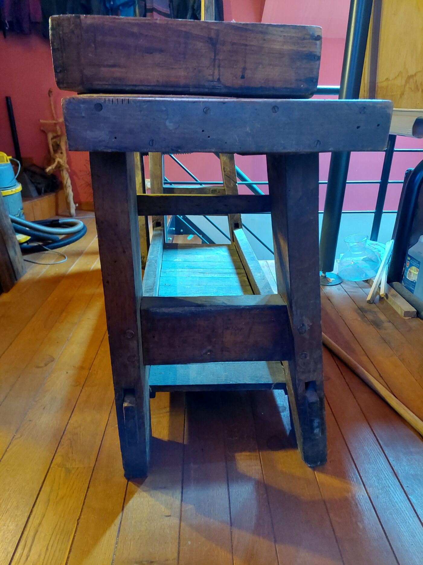 former carpenter's workbench