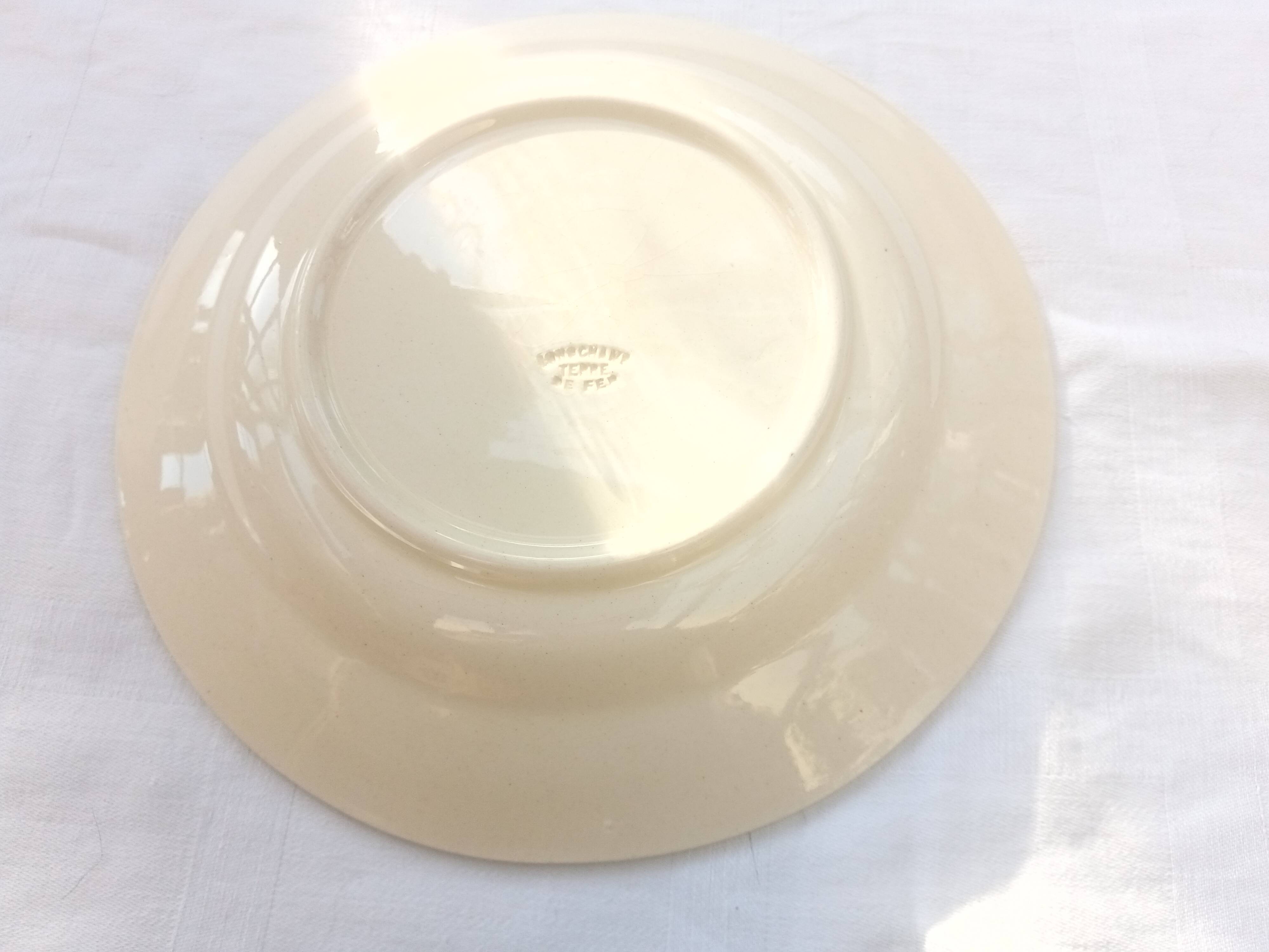 5 Terre de Fer flat plates