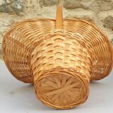 Trio of wicker baskets