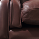 Danish vintage retro 3-seater sofa in Scandinavian oak Stouby leather from the 60s 70s