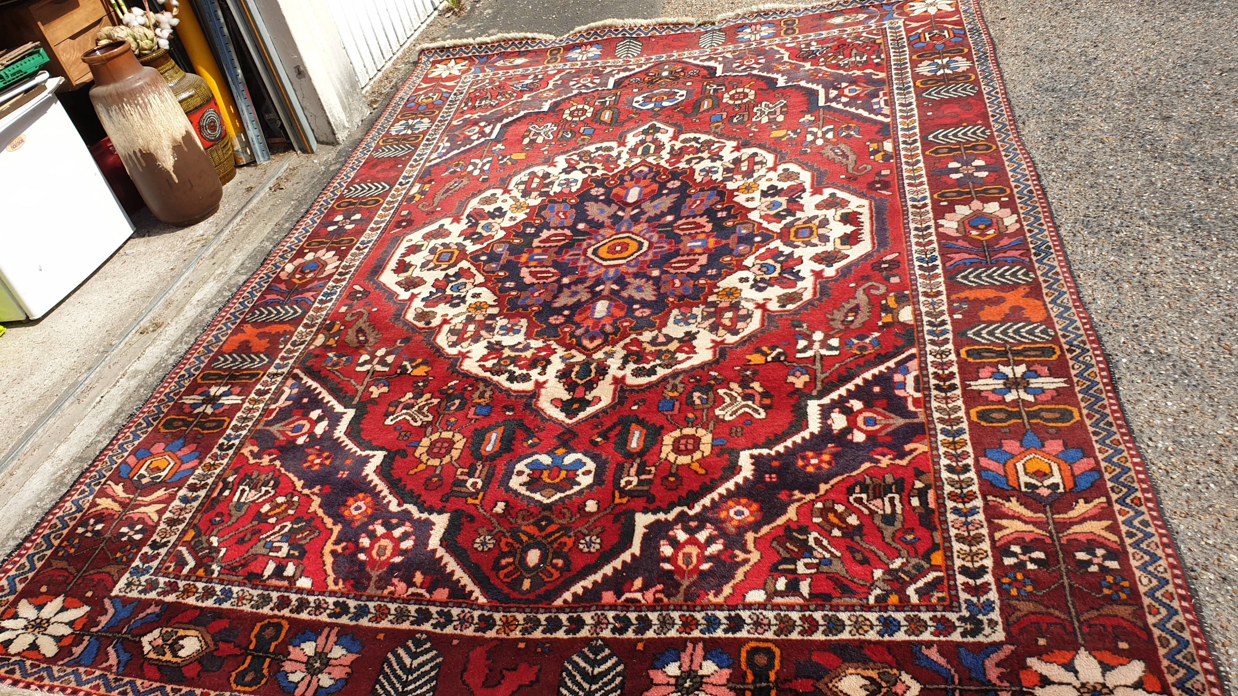 Wool bidjar rugs 202x285cm