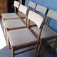 Baumann 6 chair signed 1960 vintage design