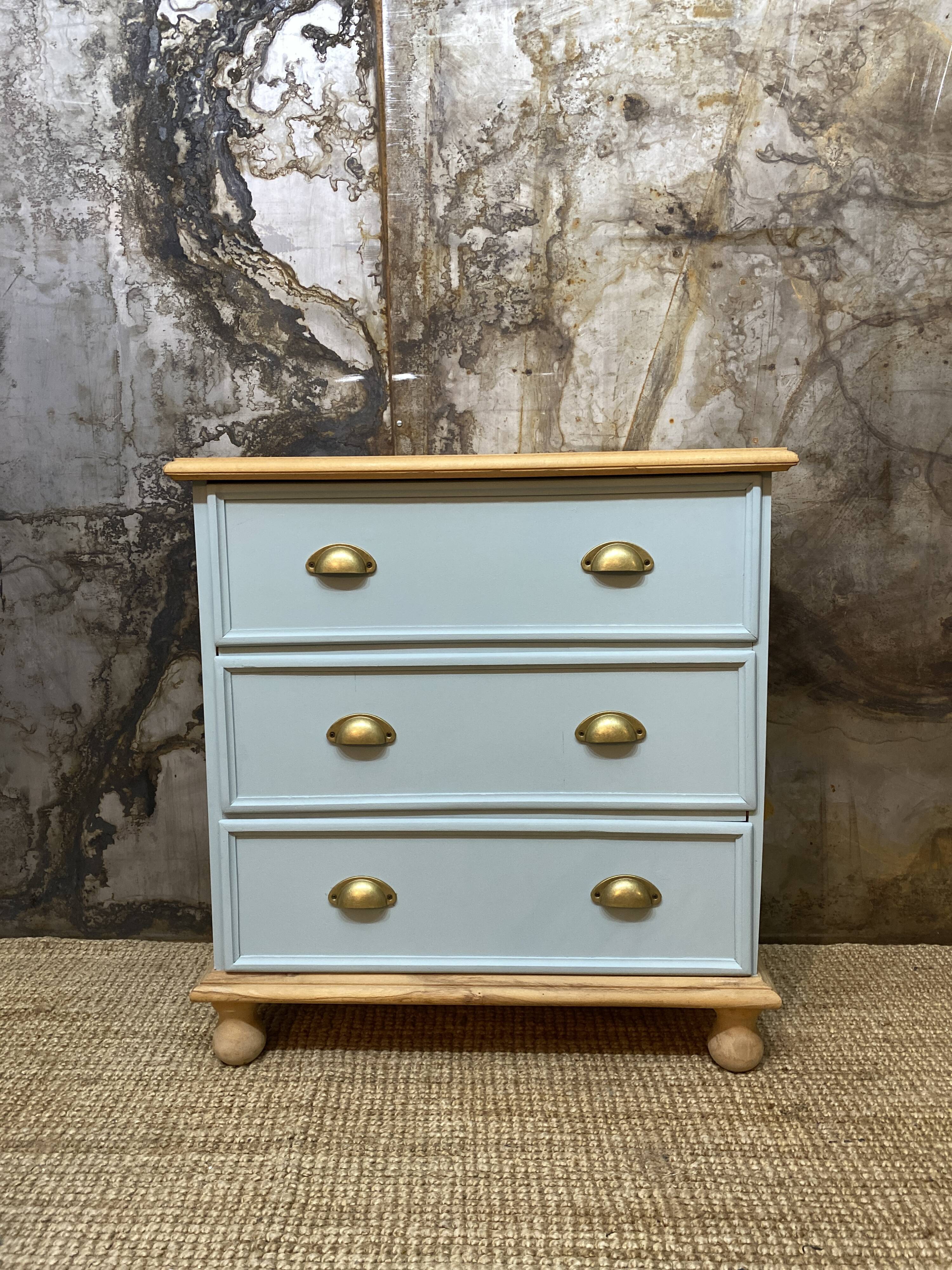 Raw wood & fresh water chest of drawers