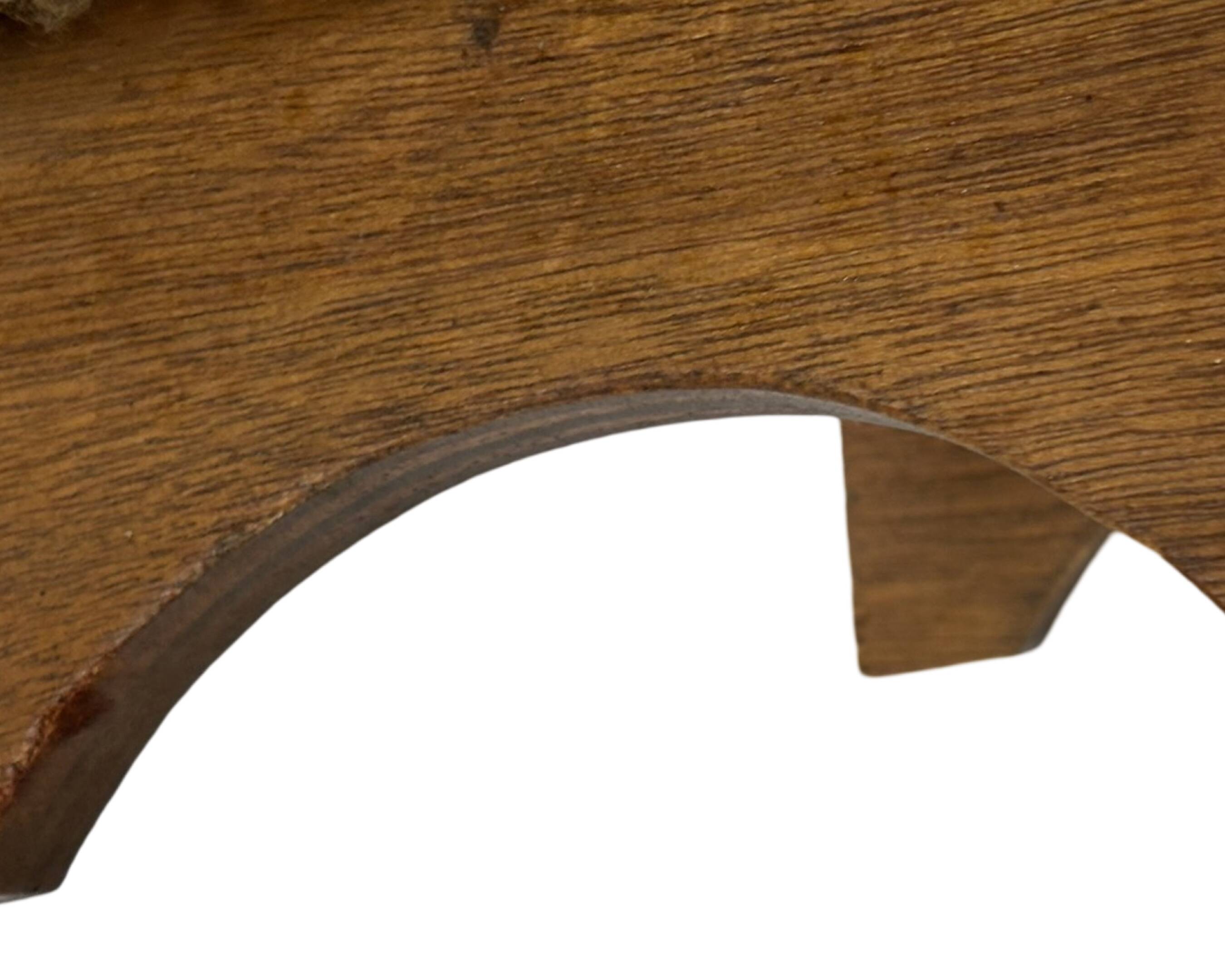 Vintage footstool 60's minimal stool low model