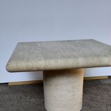 Travertine table, Italy, 1980s
