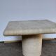 Travertine table, Italy, 1980s