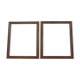 Pair of old wooden frames, oves decoration