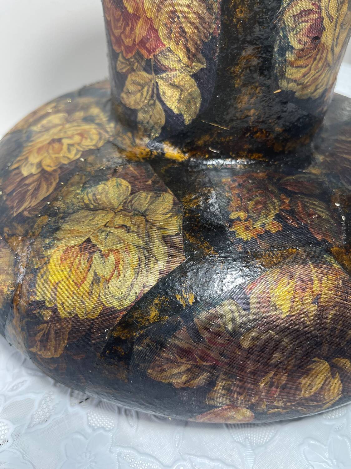 Handmade Terracotta Fruit Bowl / Centerpiece on Pedestal