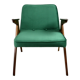 Green Bunny Armchair by Józef Chierowski, 1970s