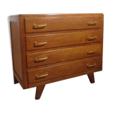 Vintage commodity of the 50s feet light oak compass