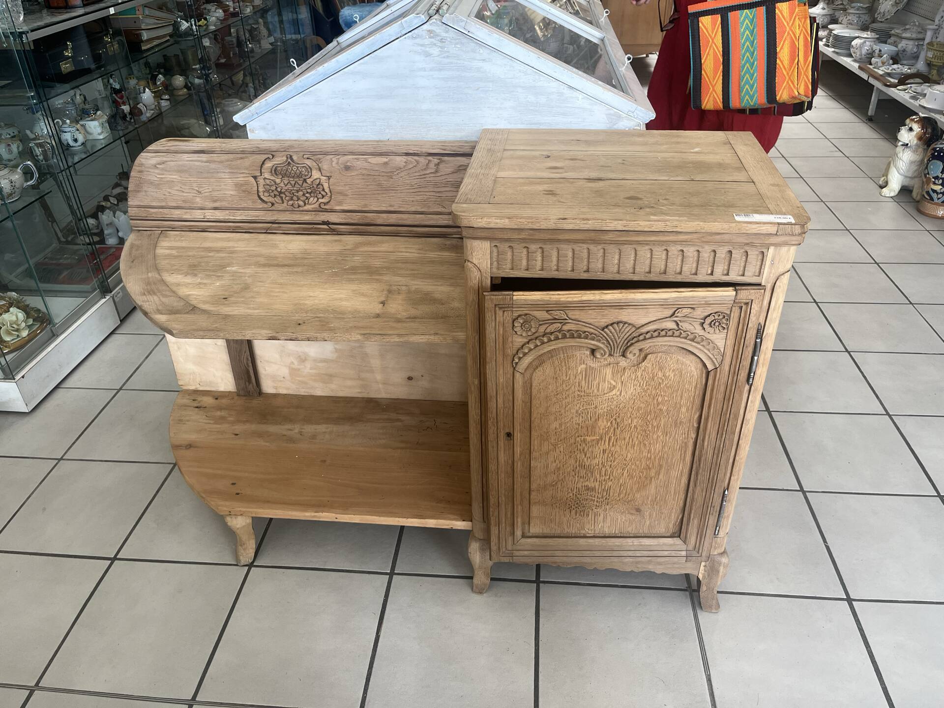 Buffet Louis XV sandblasted