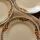 Lot 5 plates Cotentin Saint Amand Vintage Oranges