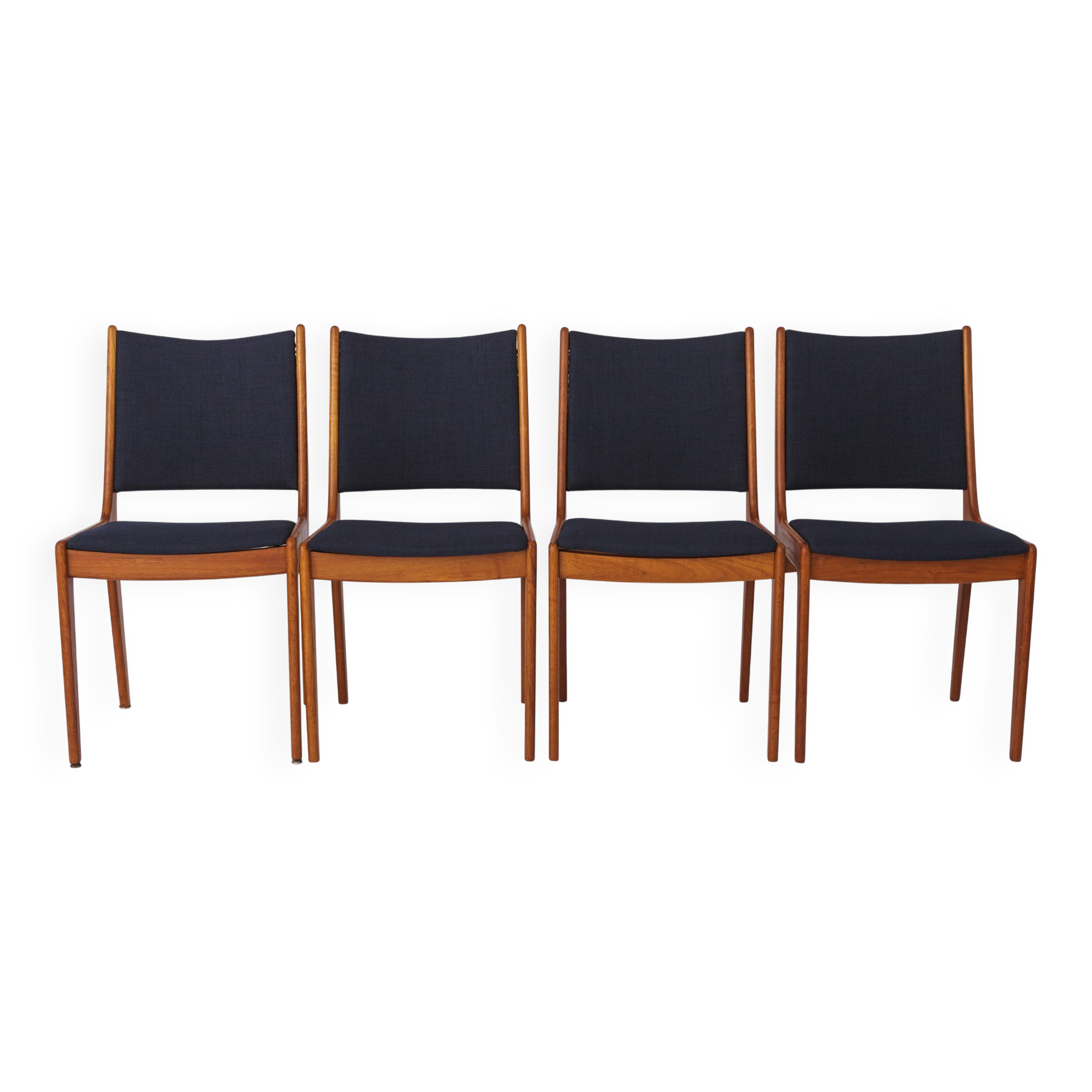4 of 8 Johannes Andersen Dining Chairs | Danish Teak Mid-Century Design